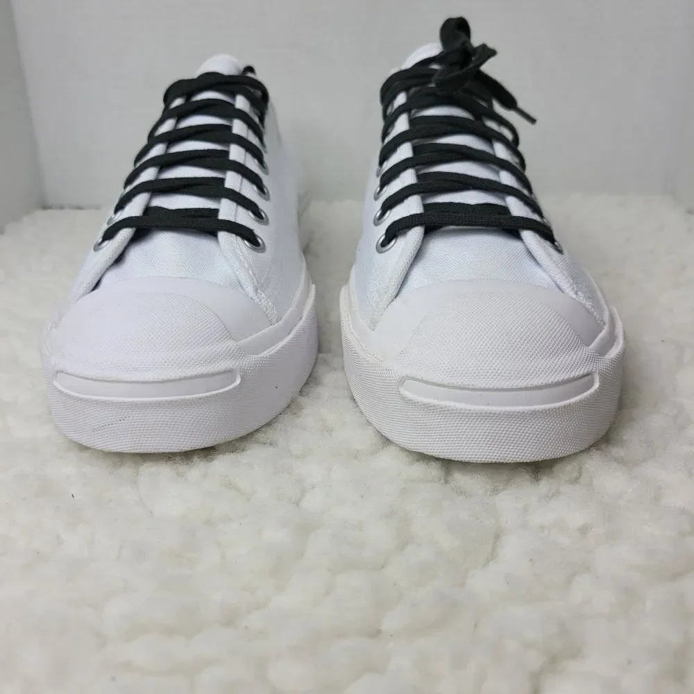Converse x Jack Purcell Men's Low Top Sneaker Size 10.5 White Canvas Shoes - Picture 3 of 12